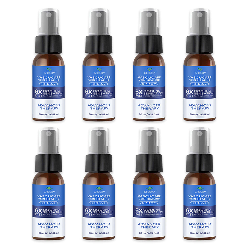🇺🇸🏆𝗚𝗙𝗢𝗨𝗞® VascuCare Vein Healing Spray(Designed for Varicose veins, Spider veins, Deep vein Thrombosis, Chronic venous insufficiency, Venous ulcers, Thrombophlebitis and other venous issues)