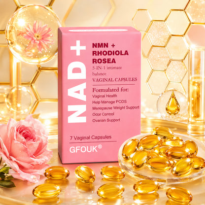 🇺🇸𝗼𝗳𝗳𝗶𝗰𝗶𝗮𝗹 𝗦𝘁𝗼𝗿𝗲 |  𝑮𝑭𝑶𝑼𝑲® NAD+NMN Rhodiola Rosea 5-IN-1 Intimate balance Vaginal Capsules