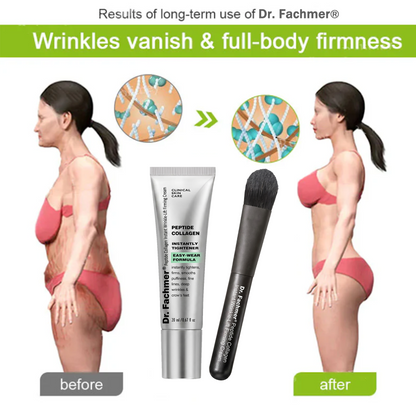 ✅Dr. Fachmer®👩‍⚕️ Peptide Collagen INSTANT TIGHTENING + PEPTIDE FIRMING CARE, Instantly smooths puffiness and lines while supporting firmer skin with continued use
