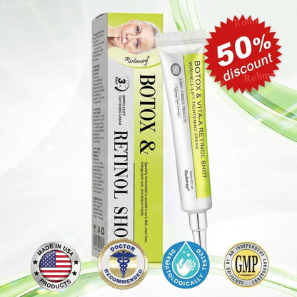 🇺🇸Made and shipped from the USA 💥Rolimey® Botox & Vita-A Retinol Shot Wrinkle-Lift Tightening cream - Last Day Promotion 70% OFF (Copy)