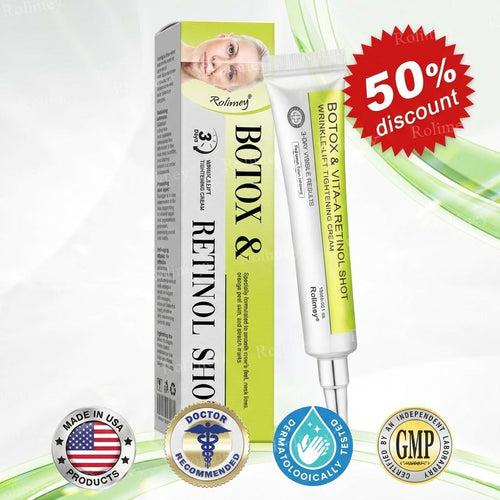 🇺🇸Made and shipped from the USA 💥Rolimey® Botox & Vita-A Retinol Shot Wrinkle-Lift Tightening cream - Last Day Promotion 70% OFF (Copy)