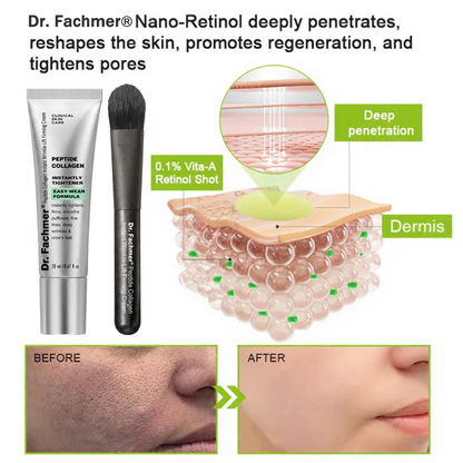✅Dr. Fachmer®👩‍⚕️ Peptide Collagen INSTANT TIGHTENING + PEPTIDE FIRMING CARE, Instantly smooths puffiness and lines while supporting firmer skin with continued use