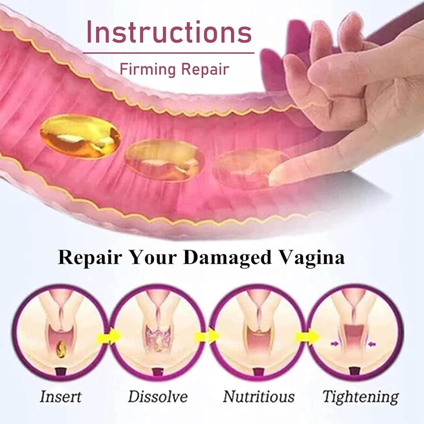 🇺🇸𝗼𝗳𝗳𝗶𝗰𝗶𝗮𝗹 𝗦𝘁𝗼𝗿𝗲 |  𝑮𝑭𝑶𝑼𝑲® NAD+NMN Rhodiola Rosea 5-IN-1 Intimate balance Vaginal Capsules
