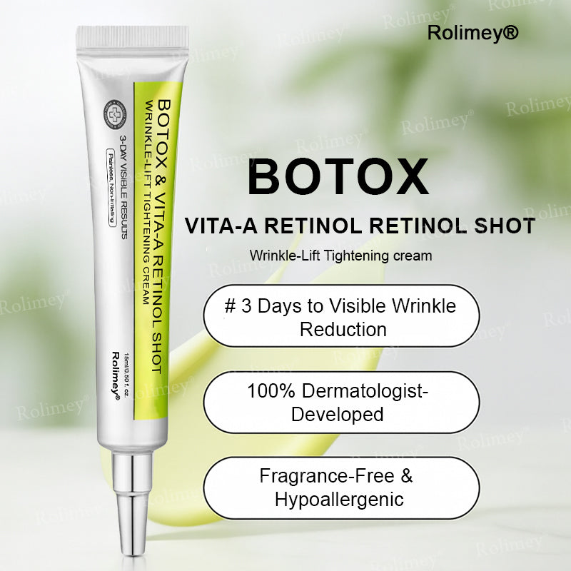 🇺🇸Made and shipped from the USA 💥Rolimey® Botox & Vita-A Retinol Shot Wrinkle-Lift Tightening cream - Last Day Promotion 70% OFF (Copy)