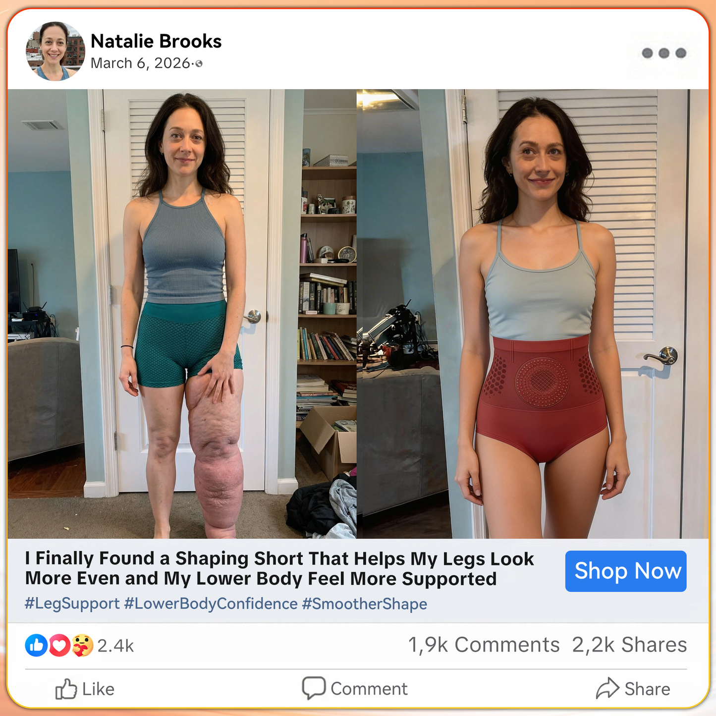 🇺🇲GFOUK® Moringa & Berberine 4-In-1 Micro-Particle Sculpting & Fat-Burn Shorts🌴