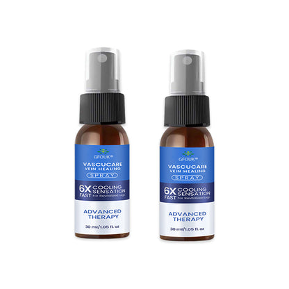 🇺🇸🏆𝗚𝗙𝗢𝗨𝗞® VascuCare Vein Healing Spray(Designed for Varicose veins, Spider veins, Deep vein Thrombosis, Chronic venous insufficiency, Venous ulcers, Thrombophlebitis and other venous issues)