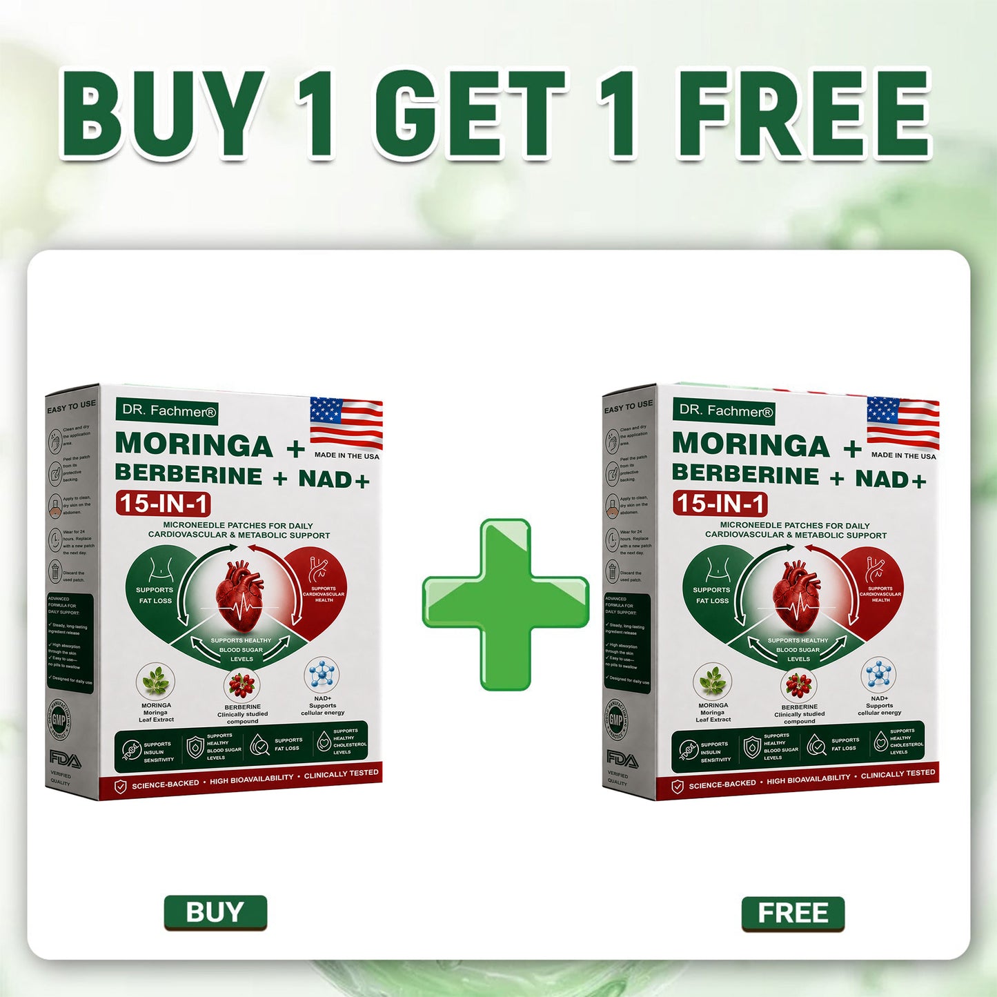 👩‍⚕️DR.Fachmer® Upgraded Large-Coverage 15-in-1 Nano Microneedle Patch
