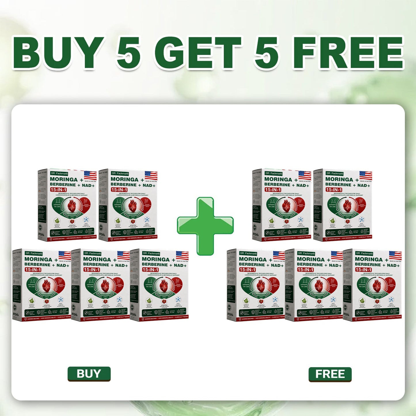 👩‍⚕️DR.Fachmer® Upgraded Large-Coverage 15-in-1 Nano Microneedle Patch