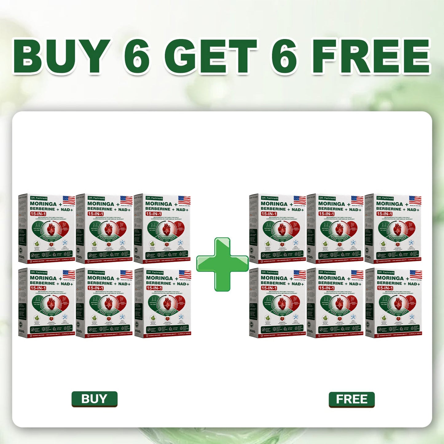 👩‍⚕️DR.Fachmer® Upgraded Large-Coverage 15-in-1 Nano Microneedle Patch