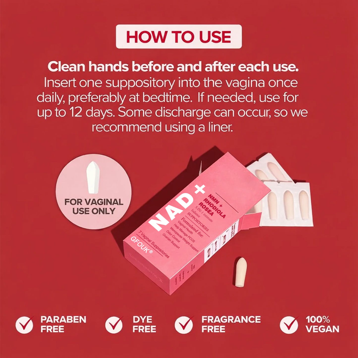 Boric Acid Vaginal Support