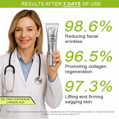 ✅Dr. Fachmer®👩‍⚕️ Peptide Collagen INSTANT TIGHTENING + PEPTIDE FIRMING CARE, Instantly smooths puffiness and lines while supporting firmer skin with continued use