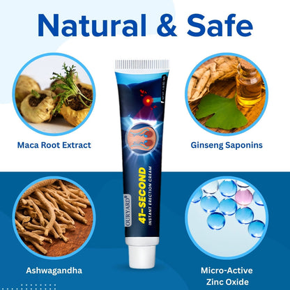 ⚡Seconds Lift, 4-Hour Thunder: OURYARD® 41-Second Instant Erection Cream