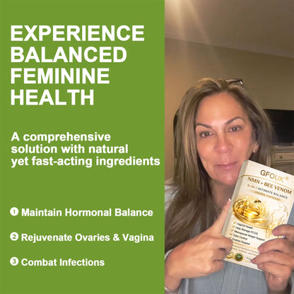 🇺🇸𝗼𝗳𝗳𝗶𝗰𝗶𝗮𝗹 𝗦𝘁𝗼𝗿𝗲 |  𝑮𝑭𝑶𝑼𝑲®NAD+ Bee Venom Repair Capsules — Boost Estrogen, Supports Hormone & pH Balance, Vaginal Comfort, Libido, Menopause Relief & Skin Health; Helps Reduce Odor, Hot Flashes & Itching