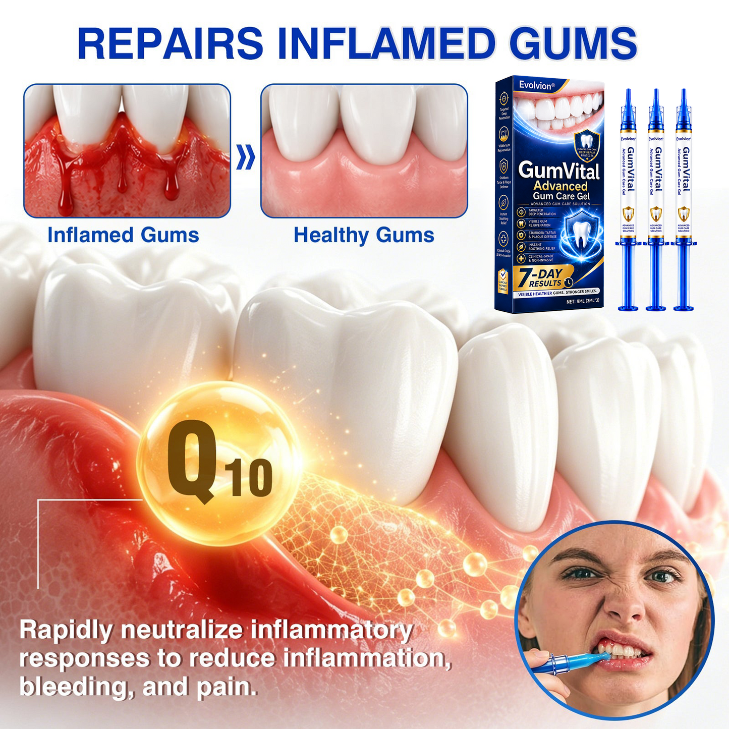 🛡️🦷Evolvion® GumVital Advanced Gum Care Gel🛡️🎁