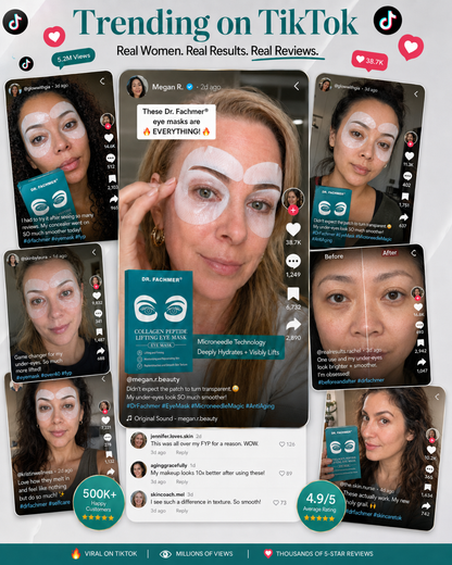 👩‍⚕️ DR. FACHMER® 20-Min Essence-Absorbing Collagen Peptide Eye Mask